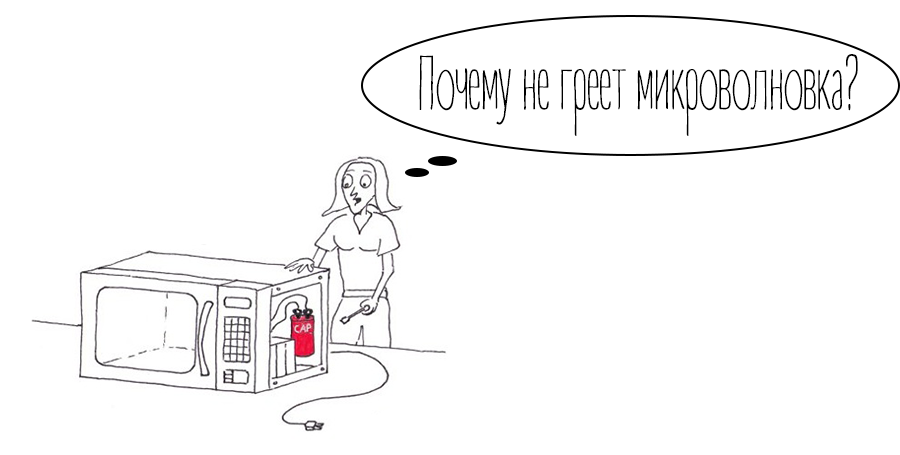 Почему микроволновка не греет